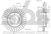 1815315215 sbs brzdový kotúč 1815315215 sbs