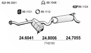 24.7055 Zadní tlumič výfuku ASSO