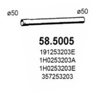 58.5005 Výfuková trubka ASSO