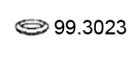 99.3023 Těsnicí kroužek, výfuková trubka ASSO