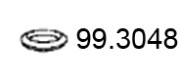 99.3048 Těsnicí kroužek, výfuková trubka ASSO
