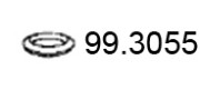 99.3055 Těsnicí kroužek, výfuková trubka ASSO