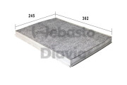 82D0325061CA Filtr, vzduch v interiéru WEBASTO