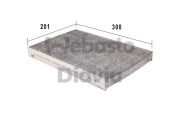 82D0325112CA Filtr, vzduch v interiéru WEBASTO