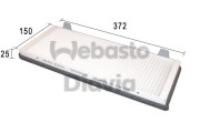 82D0325172A Filtr, vzduch v interiéru WEBASTO