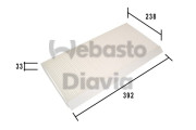 82D0325186A Filtr, vzduch v interiéru WEBASTO