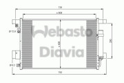 82D0225648A Kondenzátor, klimatizace WEBASTO