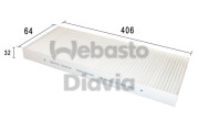 82D0325162A Filtr, vzduch v interiéru WEBASTO