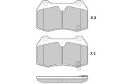 12-1165 E.T.F. sada brzdových platničiek kotúčovej brzdy 12-1165 E.T.F.