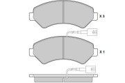 12-1323 E.T.F. sada brzdových platničiek kotúčovej brzdy 12-1323 E.T.F.