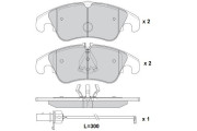 12-1515 Sada brzdových destiček, kotoučová brzda E.T.F.