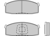 12-0199 Sada brzdových destiček, kotoučová brzda E.T.F.