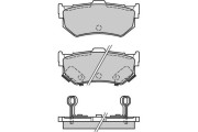12-0291 E.T.F. sada brzdových platničiek kotúčovej brzdy 12-0291 E.T.F.