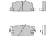 12-0294 Sada brzdových destiček, kotoučová brzda E.T.F.