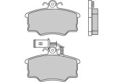 12-0376 Sada brzdových destiček, kotoučová brzda E.T.F.