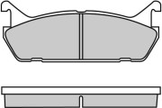 12-0488 Sada brzdových destiček, kotoučová brzda E.T.F.