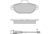 12-0626 Sada brzdových destiček, kotoučová brzda E.T.F.