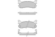 12-0759 E.T.F. sada brzdových platničiek kotúčovej brzdy 12-0759 E.T.F.