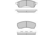 12-0764 E.T.F. sada brzdových platničiek kotúčovej brzdy 12-0764 E.T.F.