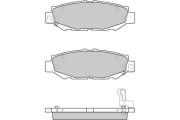 12-0831 E.T.F. sada brzdových platničiek kotúčovej brzdy 12-0831 E.T.F.