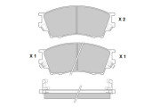12-0923 E.T.F. sada brzdových platničiek kotúčovej brzdy 12-0923 E.T.F.