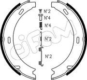 153-233K Sada brzdových čelistí, parkovací brzda CIFAM