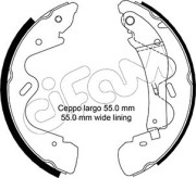 153-291 Sada brzdových čelistí CIFAM