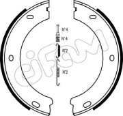 153-325K Sada brzdových čelistí, parkovací brzda CIFAM