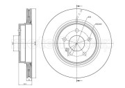 800-1027C CIFAM brzdový kotúč 800-1027C CIFAM