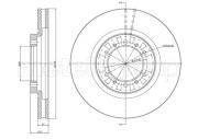 800-1187C Brzdový kotouč CIFAM