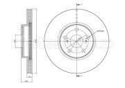 800-1308C CIFAM brzdový kotúč 800-1308C CIFAM