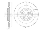 800-1424C CIFAM brzdový kotúč 800-1424C CIFAM