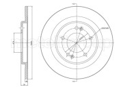 800-1441C Brzdový kotouč CIFAM