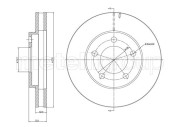 800-1720C Brzdový kotouč CIFAM