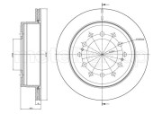 800-972C Brzdový kotouč CIFAM