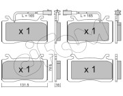 822-1141-0 Sada brzdových destiček, kotoučová brzda CIFAM