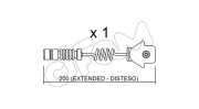 SU.012 CIFAM výstrażný kontakt opotrebenia brzdového oblożenia SU.012 CIFAM