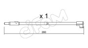 SU.116 CIFAM výstrażný kontakt opotrebenia brzdového oblożenia SU.116 CIFAM