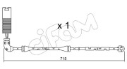 SU.155 CIFAM výstrażný kontakt opotrebenia brzdového oblożenia SU.155 CIFAM