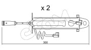 SU.173K CIFAM výstrażný kontakt opotrebenia brzdového oblożenia SU.173K CIFAM