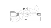 SU.274 CIFAM výstrażný kontakt opotrebenia brzdového oblożenia SU.274 CIFAM