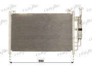 0825.3021 FRIGAIR kondenzátor klimatizácie 0825.3021 FRIGAIR
