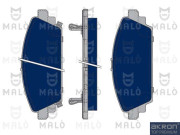 1050128 Sada brzdových destiček, kotoučová brzda AKRON-MALÒ