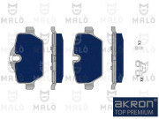 1050226 AKRON-MALÒ sada brzdových platničiek kotúčovej brzdy 1050226 AKRON-MALÒ
