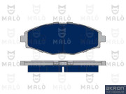 1050357 Sada brzdových destiček, kotoučová brzda AKRON-MALÒ