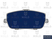 1050598 Sada brzdových destiček, kotoučová brzda AKRON-MALÒ