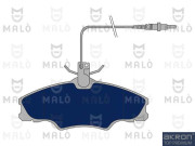 1050658 Sada brzdových destiček, kotoučová brzda AKRON-MALÒ