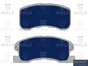 1050812 Sada brzdových destiček, kotoučová brzda AKRON-MALÒ