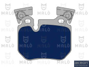 1050887 Sada brzdových destiček, kotoučová brzda AKRON-MALÒ