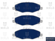1051019 AKRON-MALÒ sada brzdových platničiek kotúčovej brzdy 1051019 AKRON-MALÒ